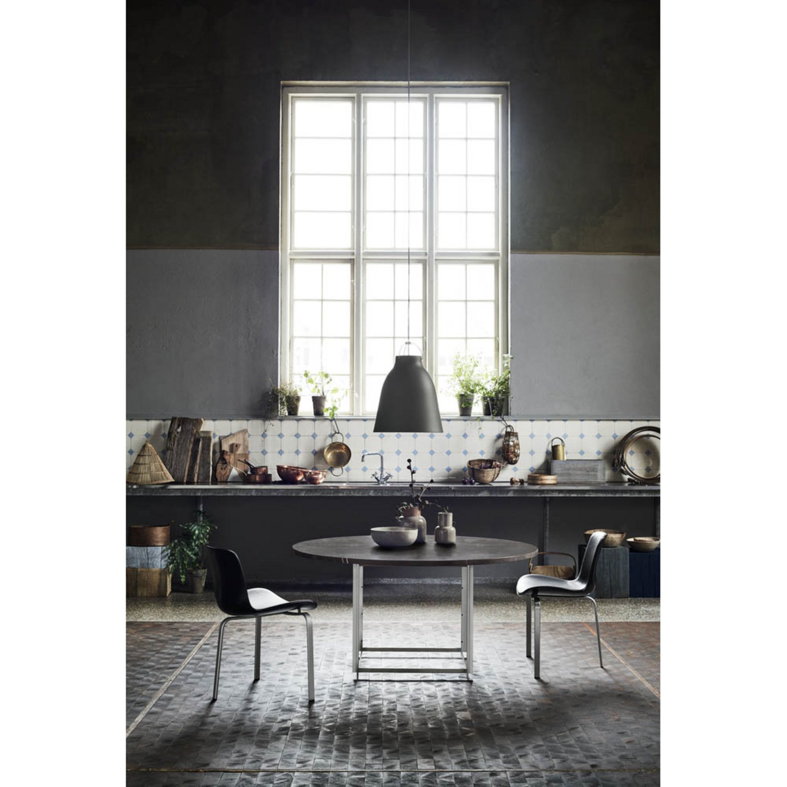 Caravaggio™ P1 Candeeiro Suspenso Preto - Fritz Hansen