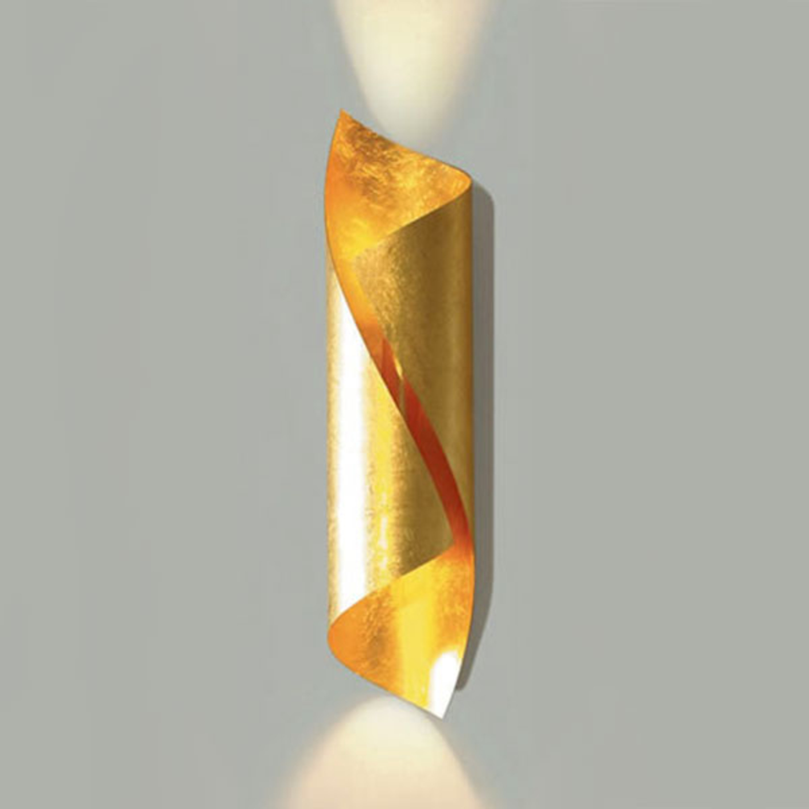 Knikerboker Hué LED vägglampa höjd 54 cm bladguld