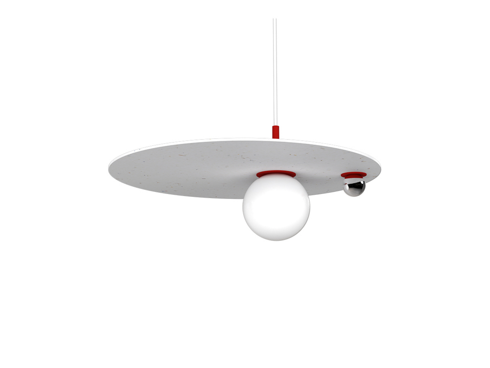 Pluto Big Pendant Strawberry Red - Swedish Ninja