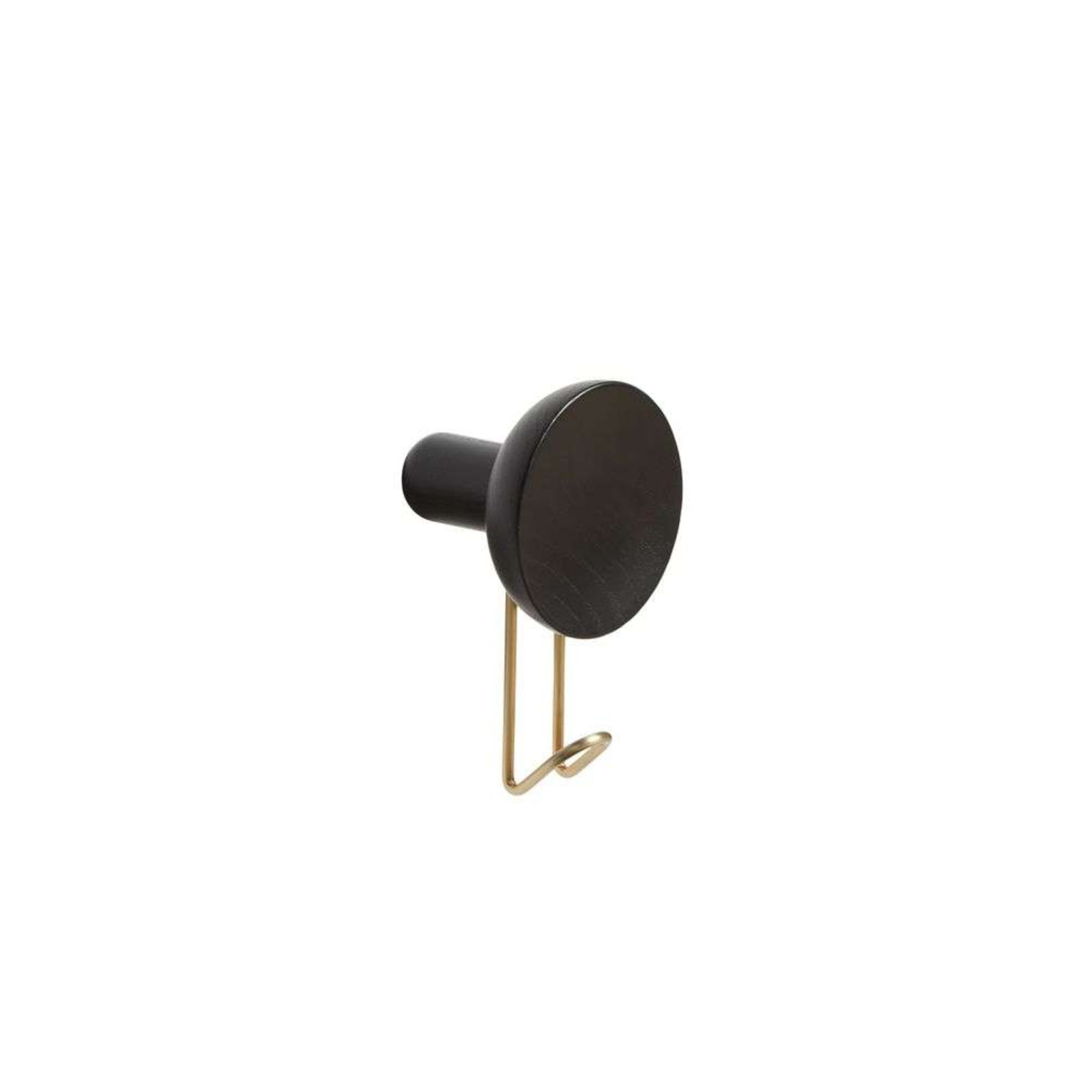Around Knagg Large Black/Oak/Brass - Woud