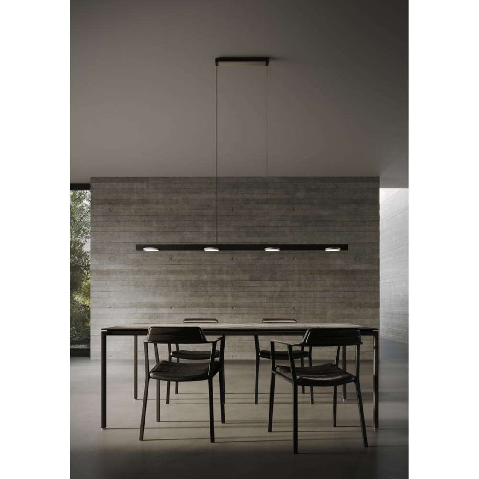 Inlay S1800 Linear Taklampa 2700/3000K Black/Silver - Light-Point