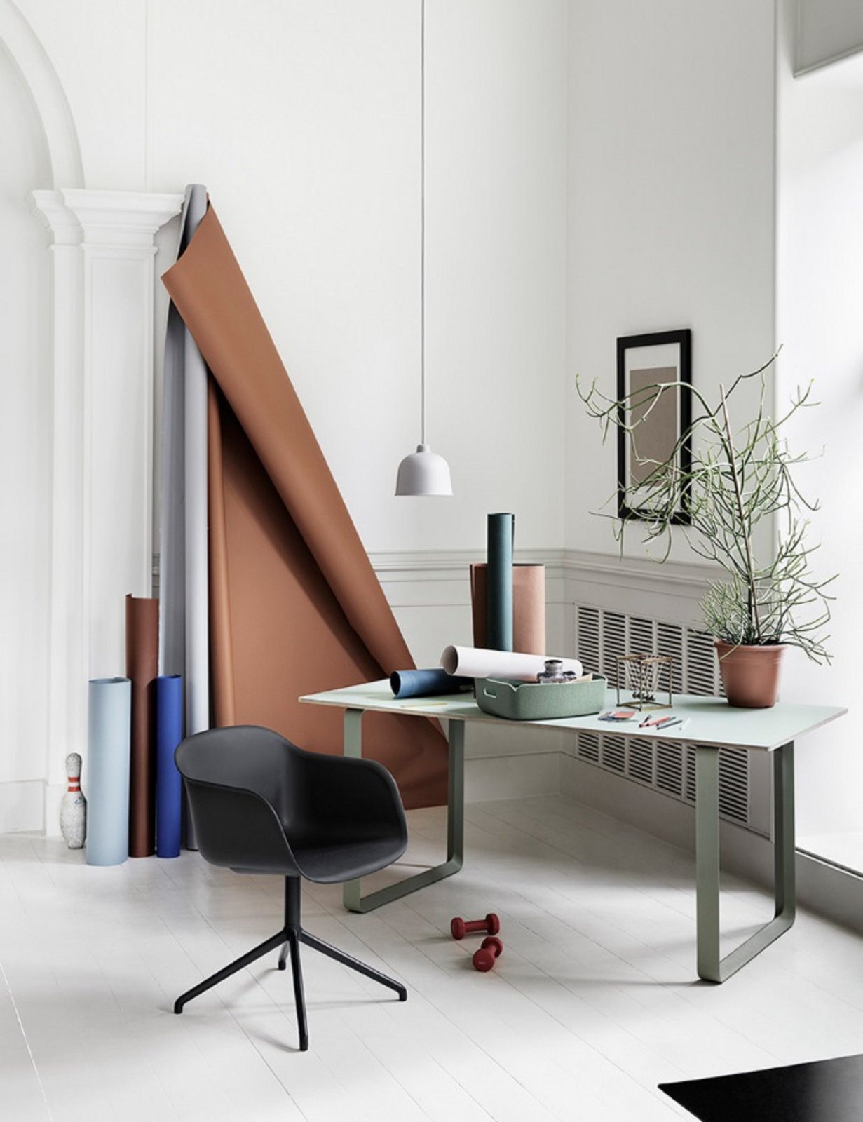 Grain Lampa Wisząca Grey - Muuto