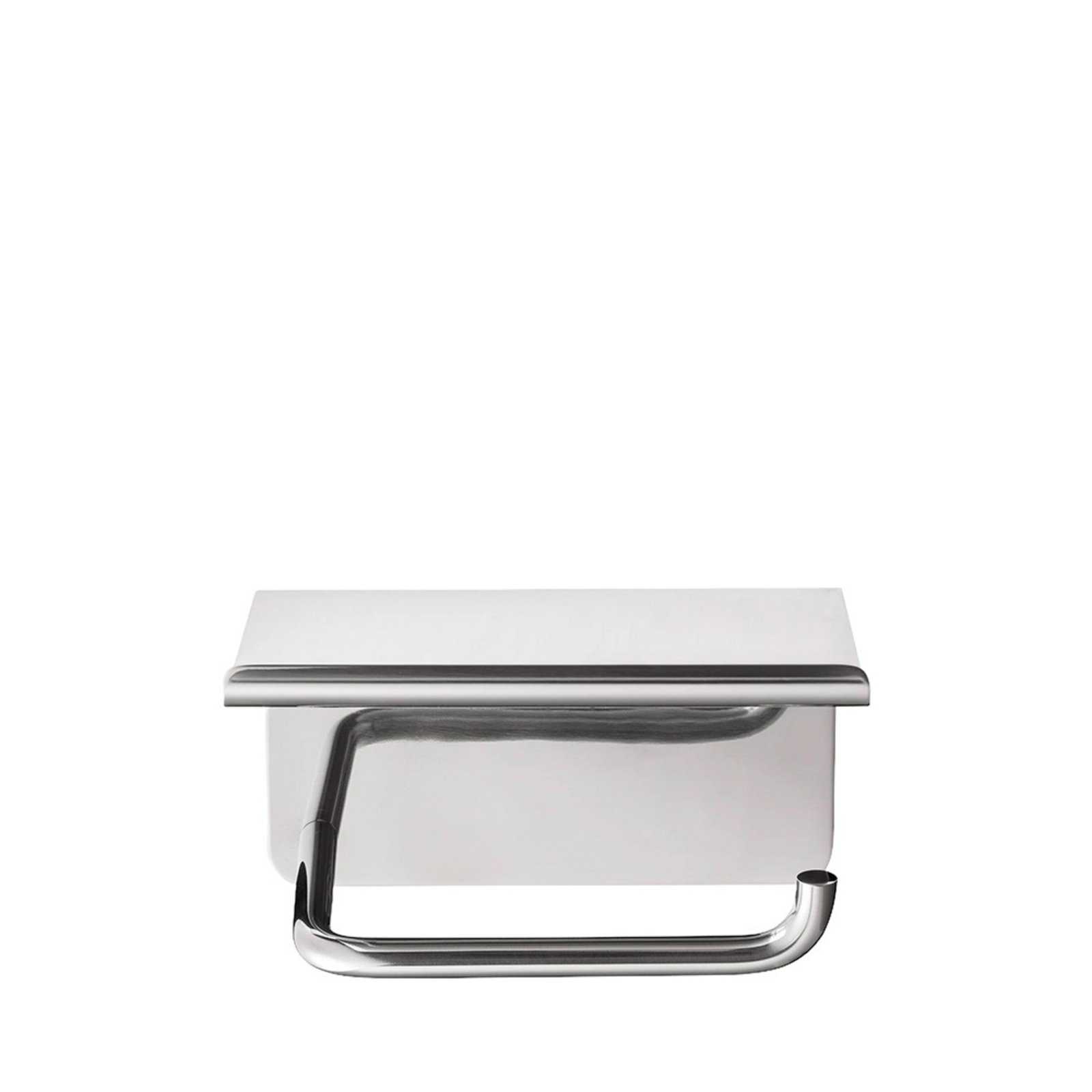 Modo Suporte de Papel Higiénico w/Prateleira Polido Inoxidável Aço - Blomus