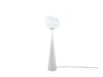 Melt Cone Fat Floor Lamp Opal/Silver - Tom Dixon
