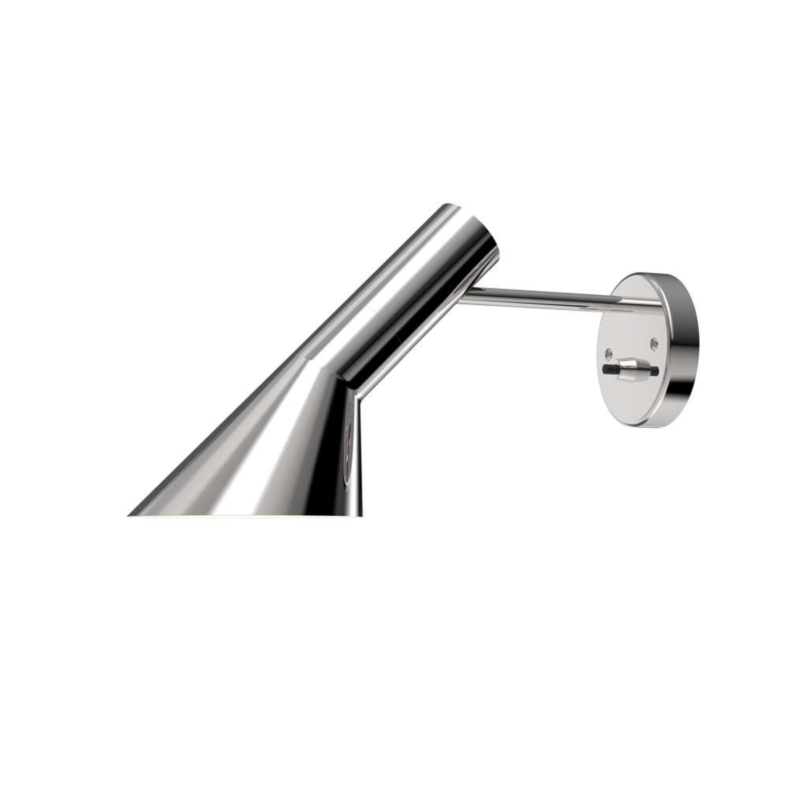 AJ Wall Lamp Hardwired SW Polished Steel - Louis Poulsen