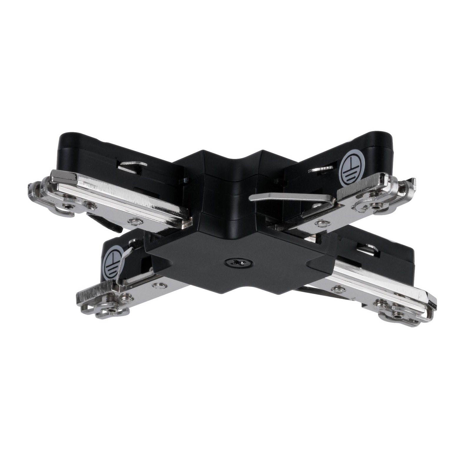 Paulmann URail connecteur en X fixe noir mat