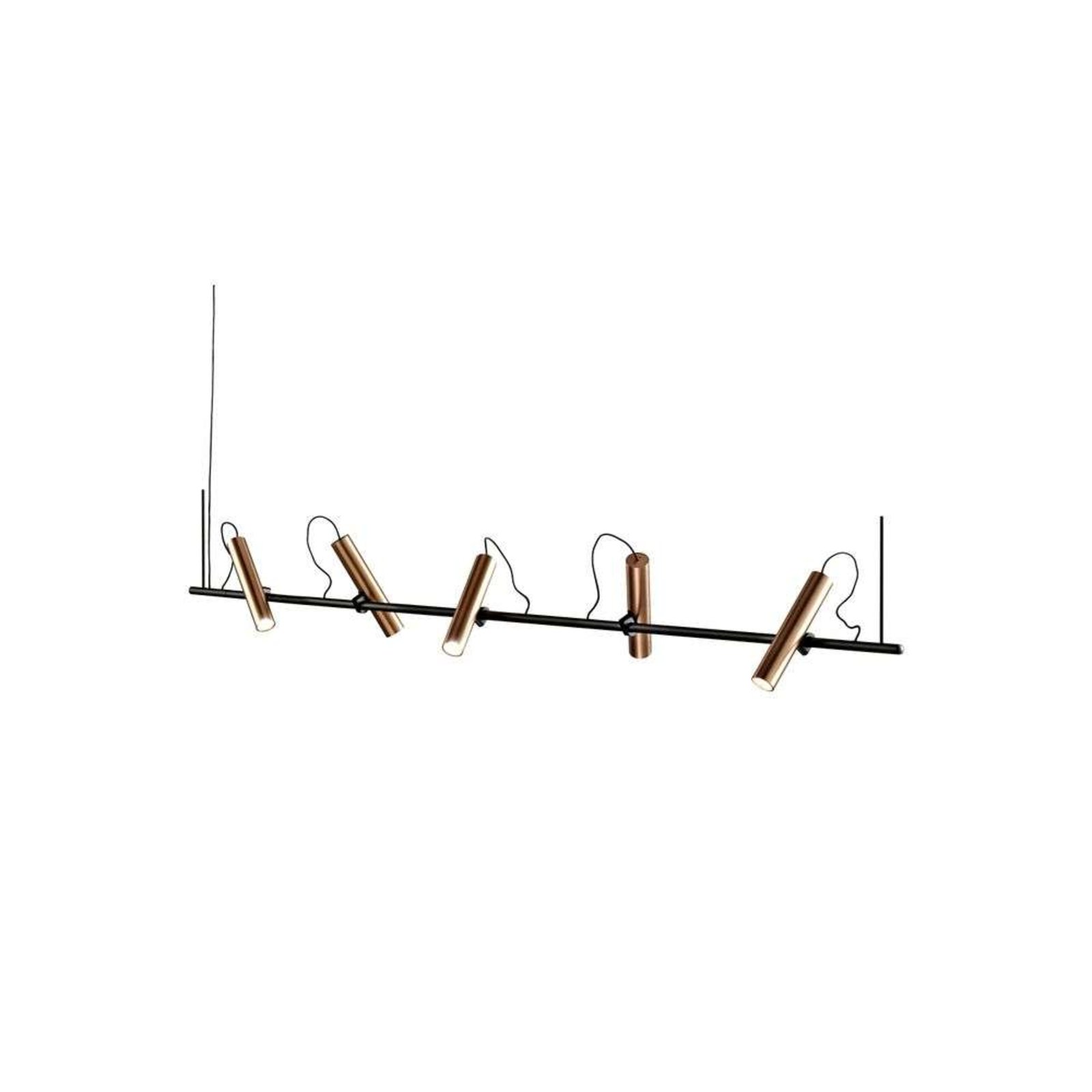Spirit S2000 Pendelleuchte 2700K Black/Rose Gold - LIGHT-POINT