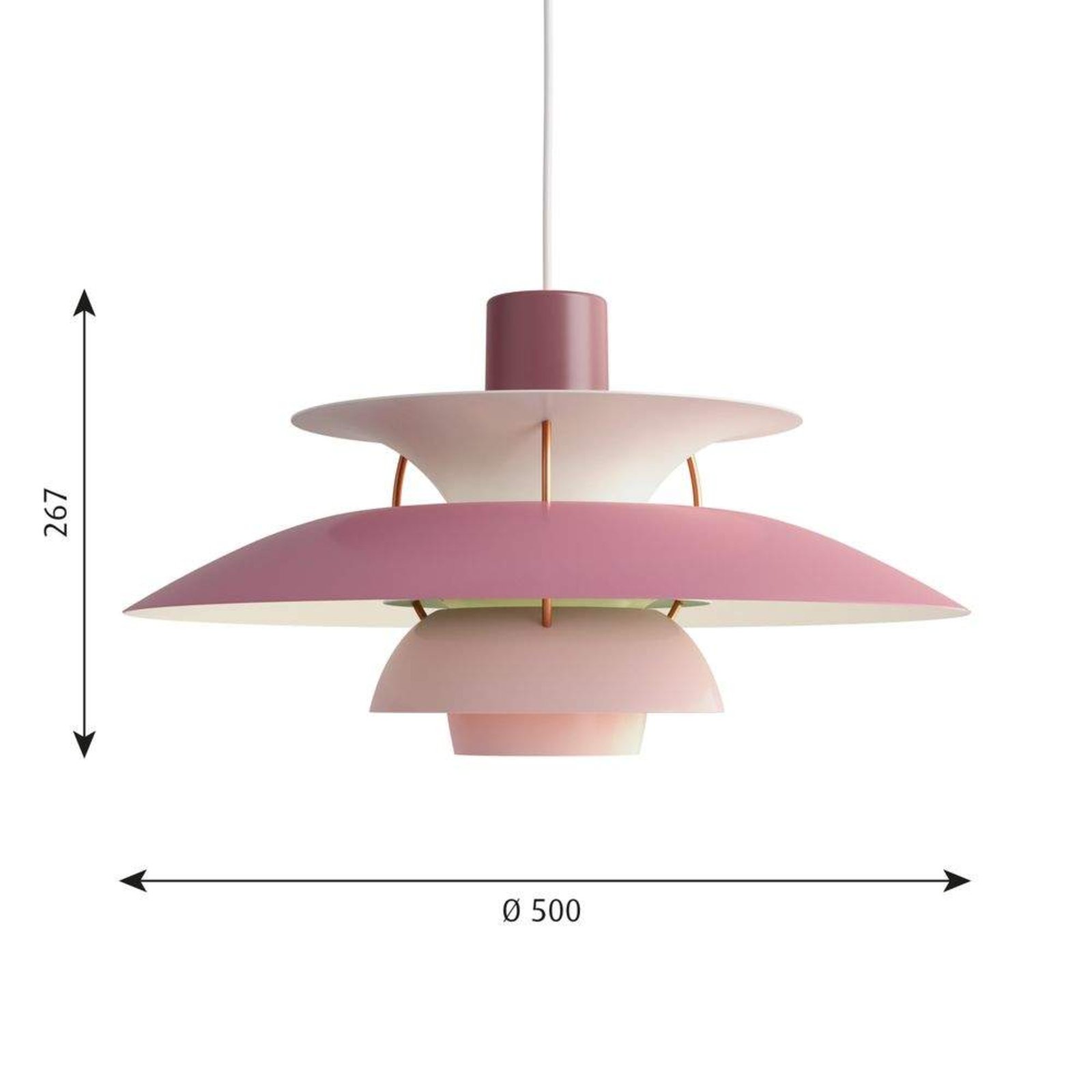 PH 5 Hanglamp Nuancer Van Rosa - Louis Poulsen