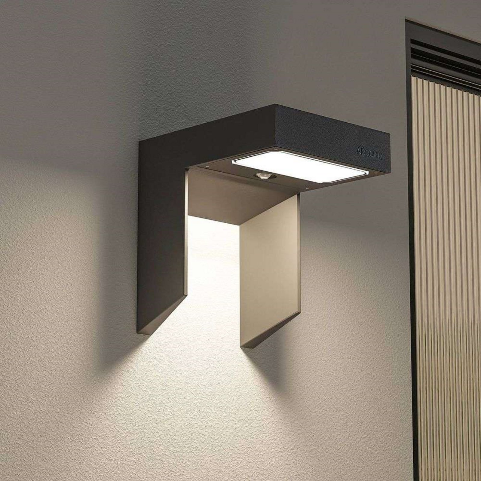 Dynorma Buiten Wandlamp Sensor Graphite - Arcchio