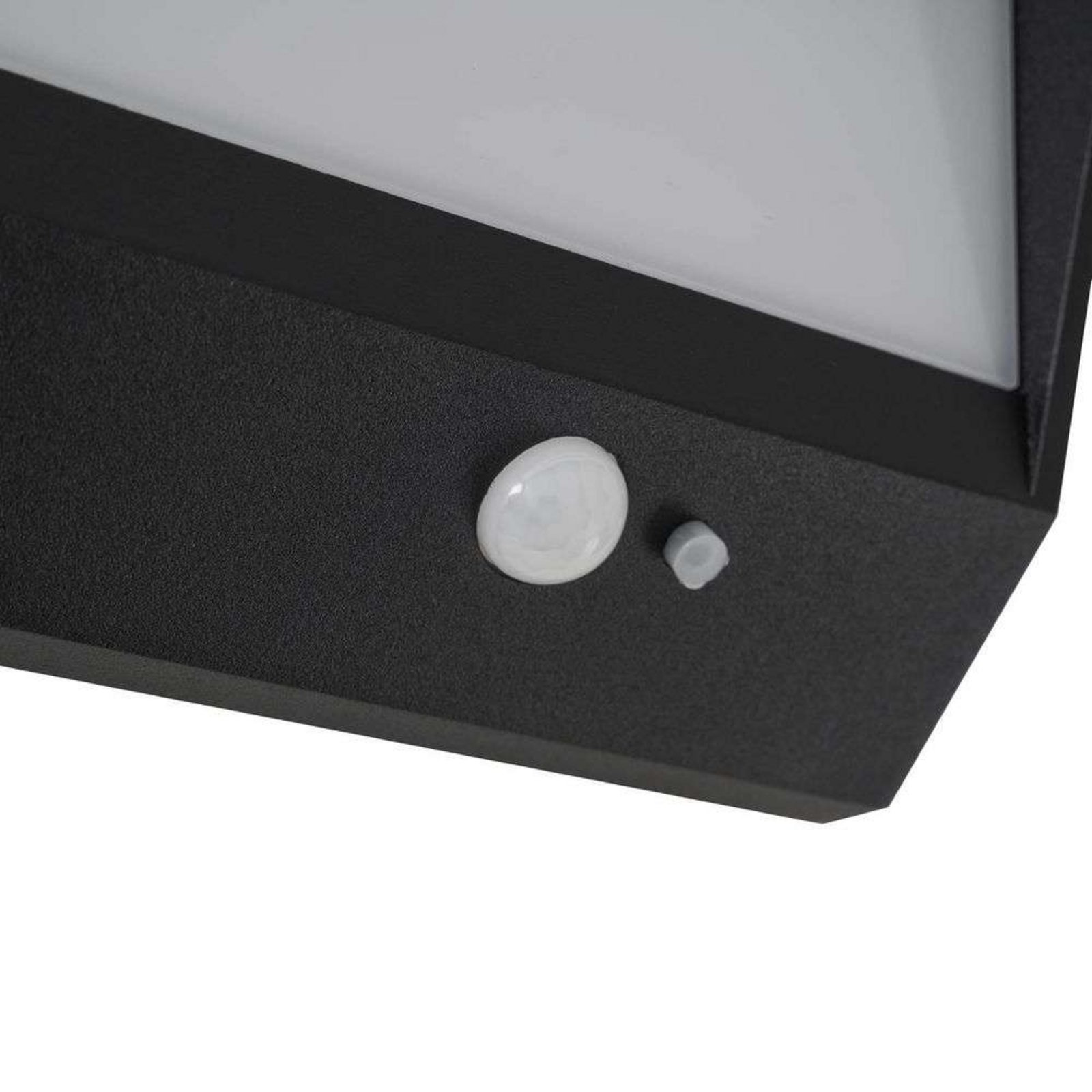 Dava Cellule solaire Applique Murale W/Capteur H14 Noir - Lucande