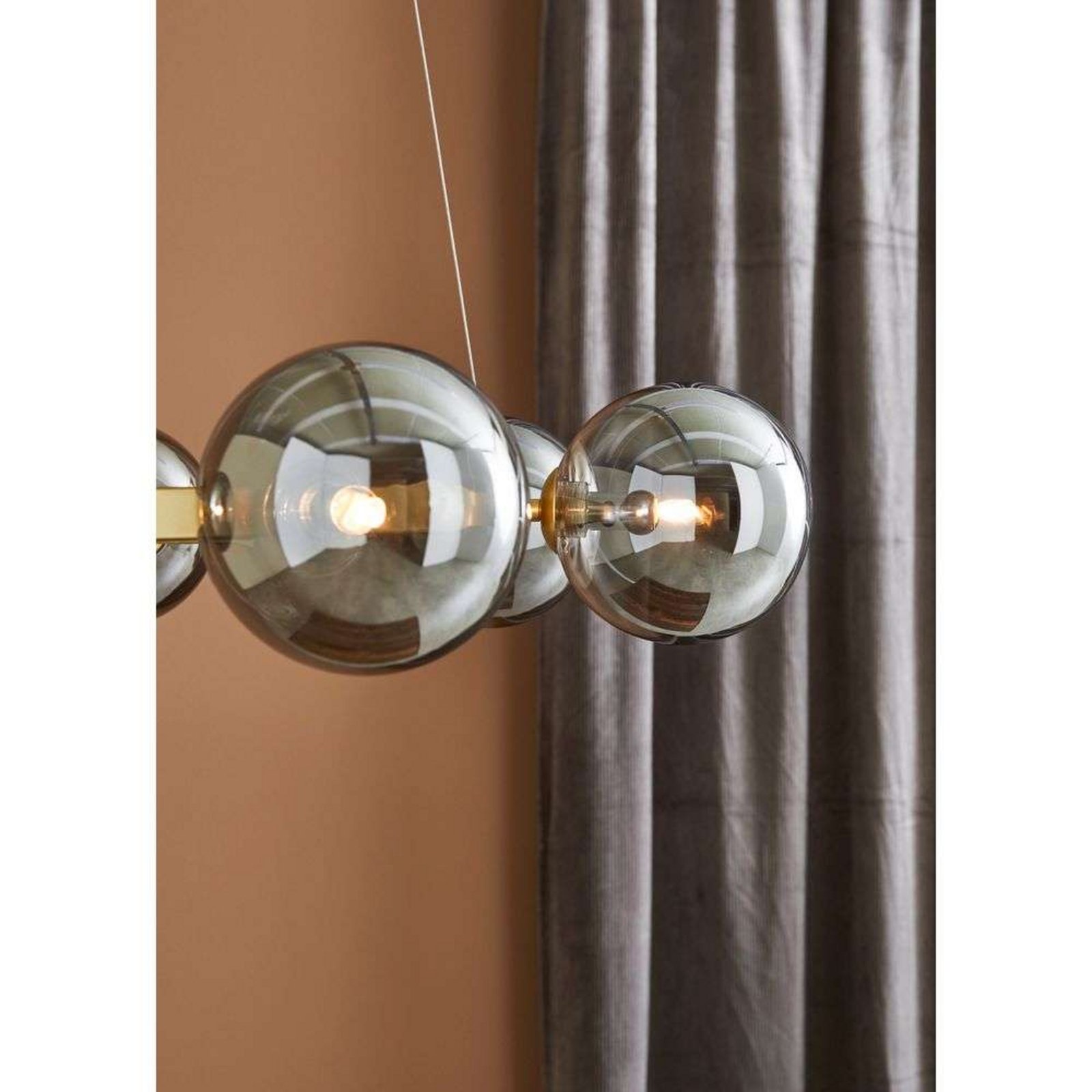 Circle 6 Závěsná Lampa Zlatá/Dym - Markslöjd