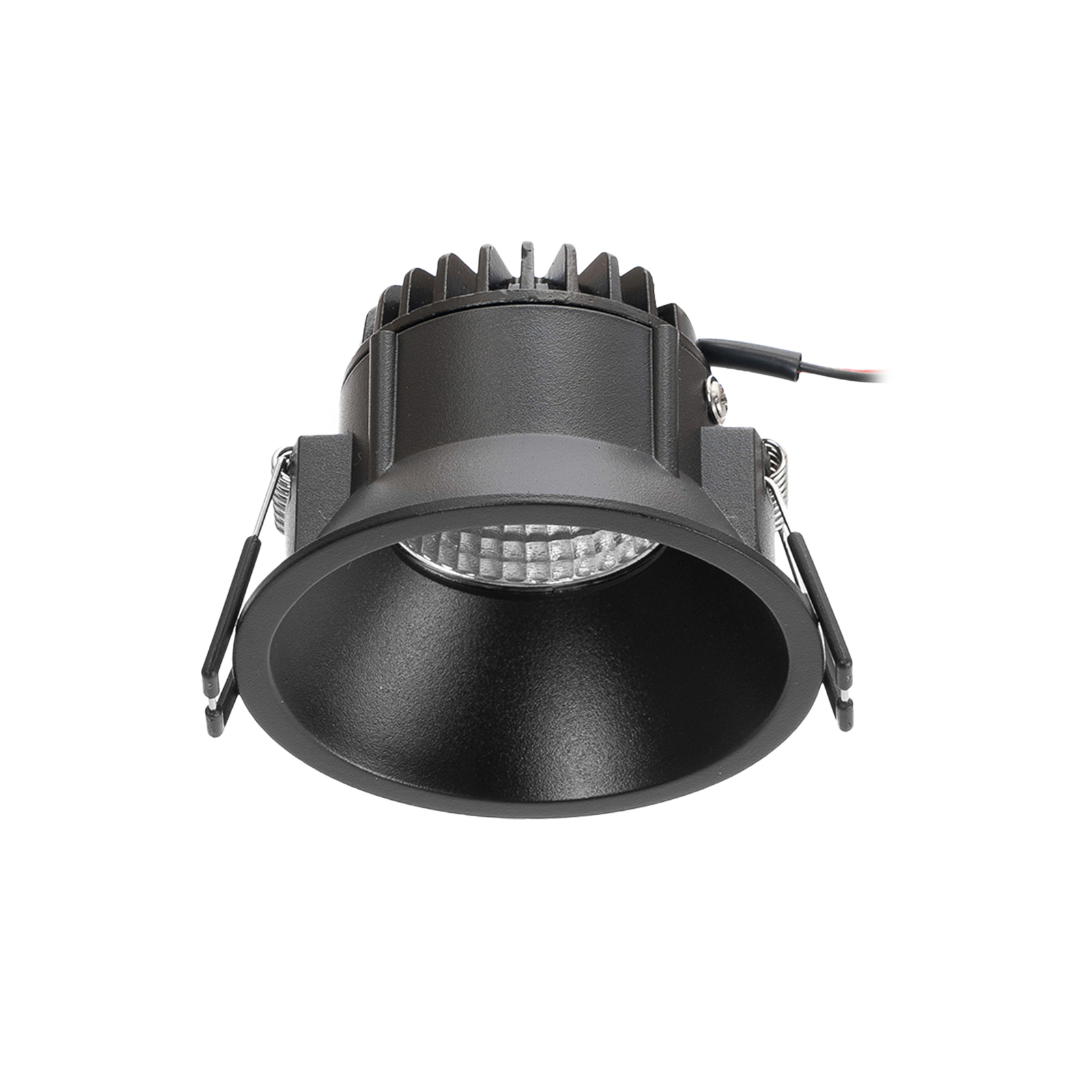 Arcchio LED downlight Niria, zwart, 4.000K