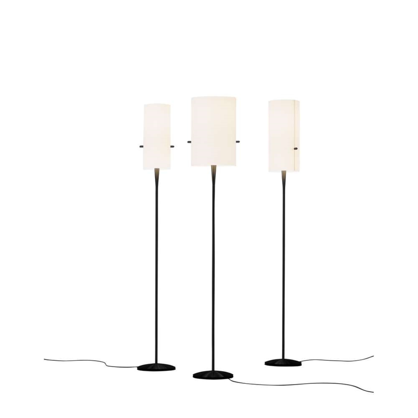 Club Gulvlampe S Black/Chintz White - Serien Lighting