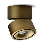 Easy W100 LED Felületre szerelt spot Brushed Brass - Antidark