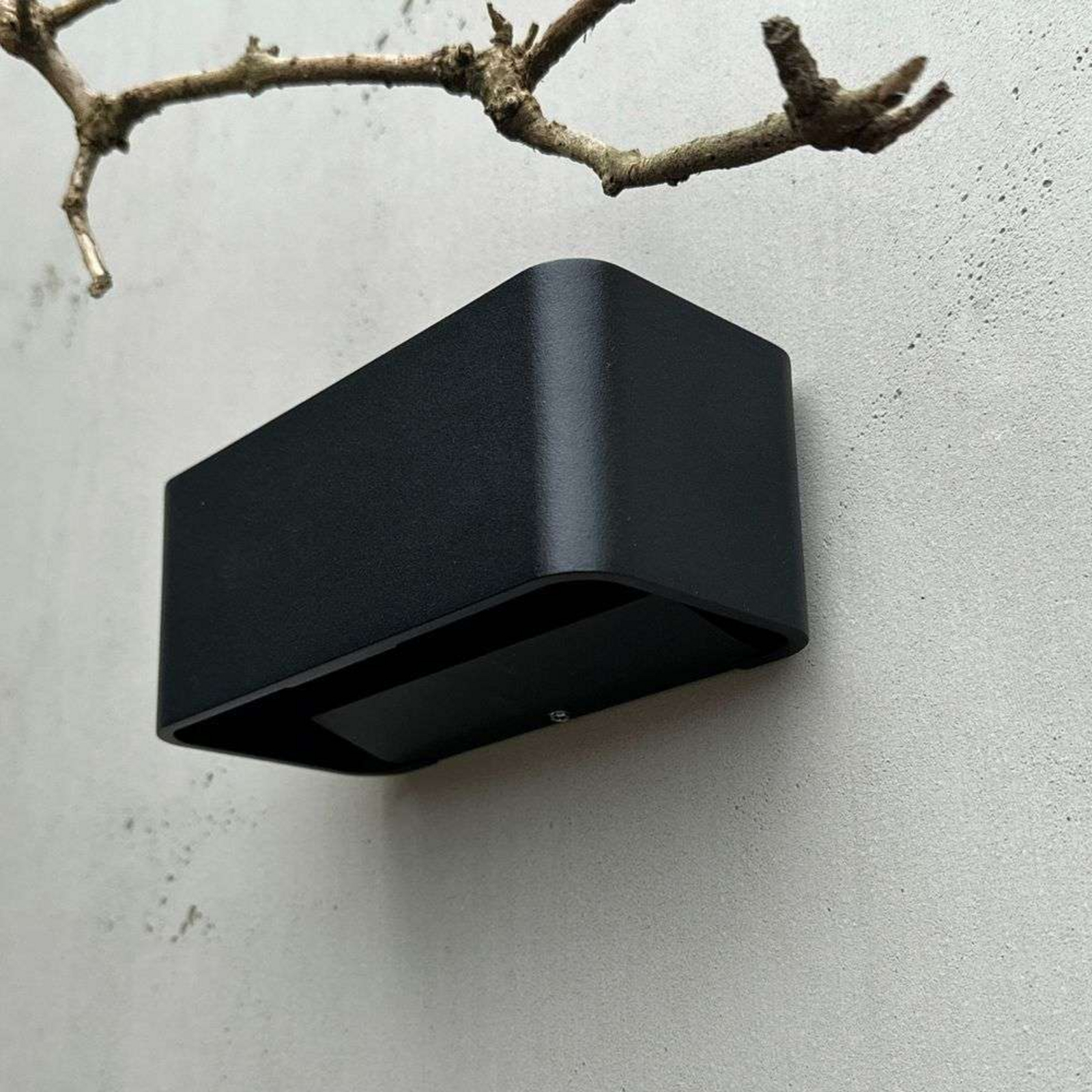 Saturn LED Outdoor Wall Lamp Black - DybergLarsen