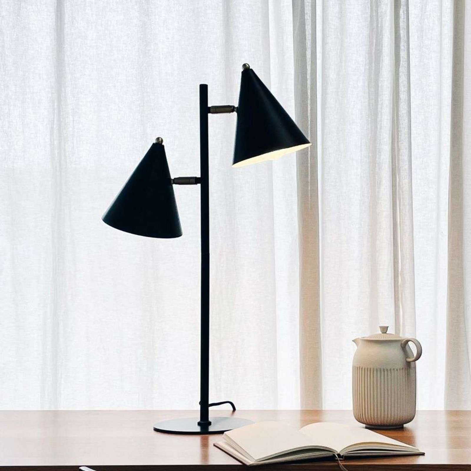 Rouen Candeeiro de mesa Preto - DybergLarsen