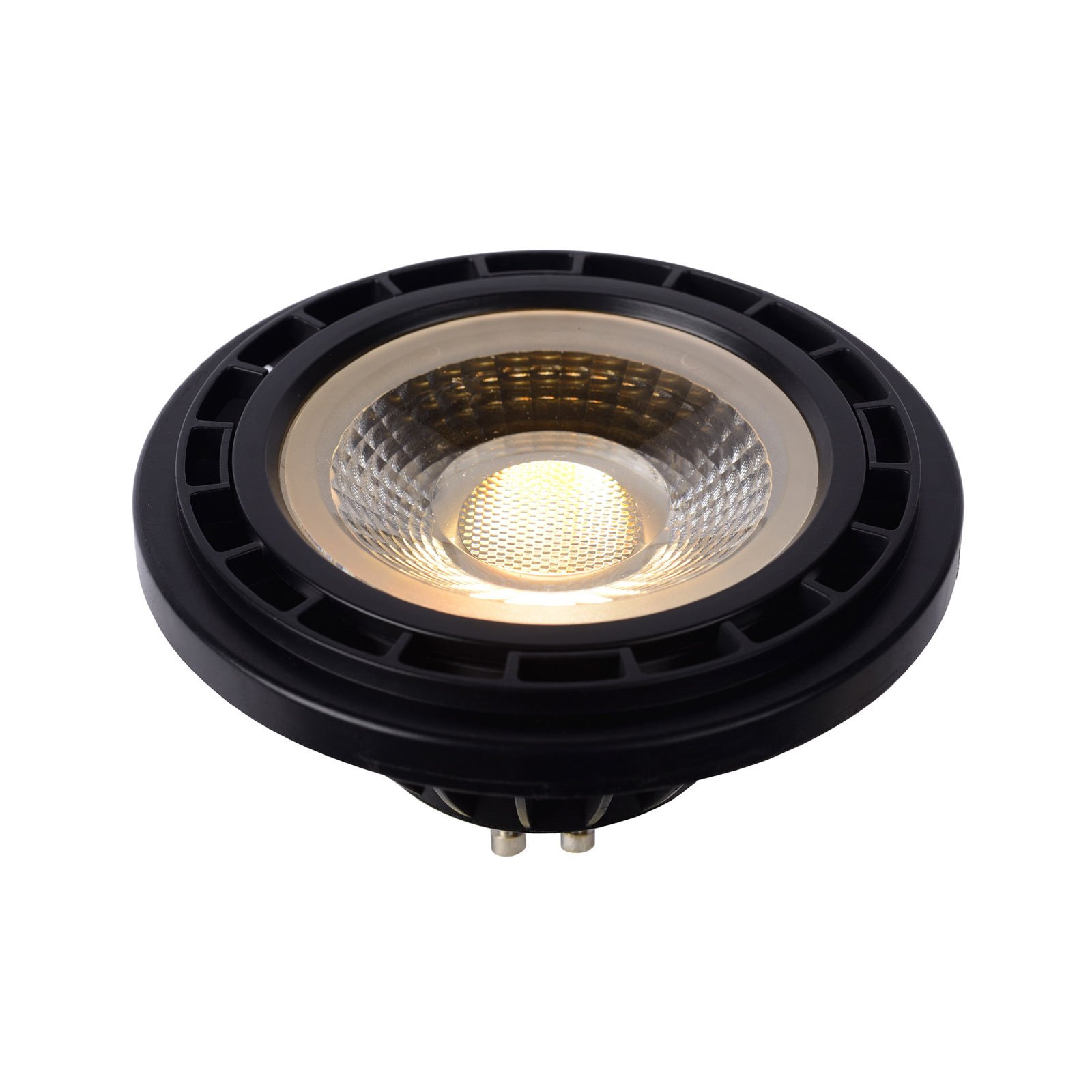 Ανακλαστήρας LED GU10 12W 3000K αμυδρό προς θερμό, μαύρο
