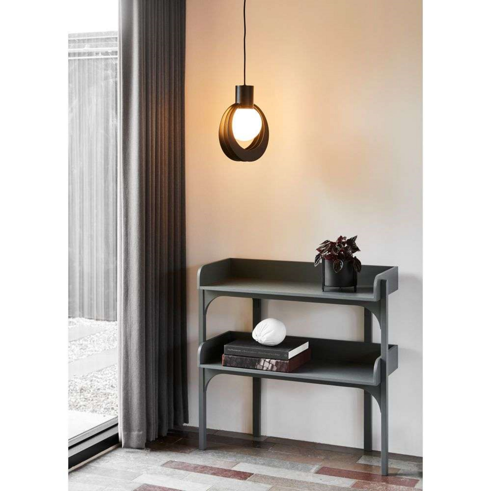 Utility Unidade de Prateleiras Dusty Green Oak - Woud