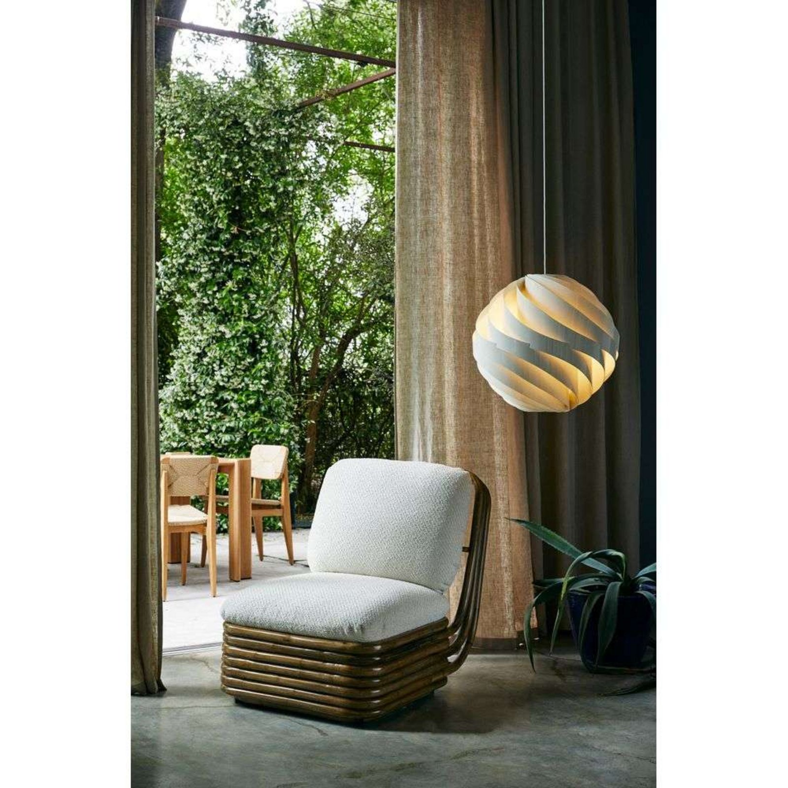 Turbo Candeeiro Suspenso Ø62 Glossy Alabaster White/White - GUBI