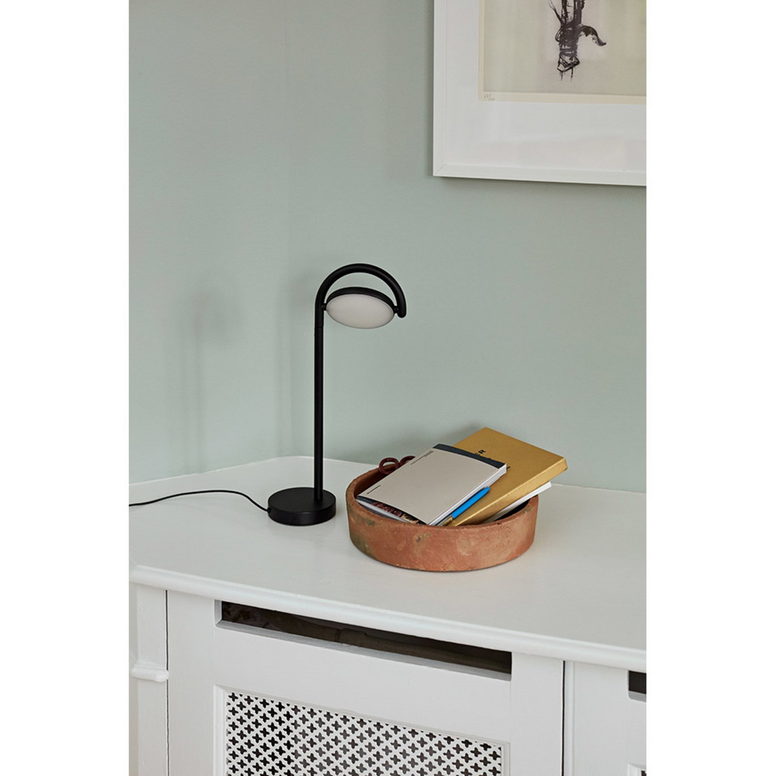 Marselis Candeeiro de Mesa Soft black - HAY