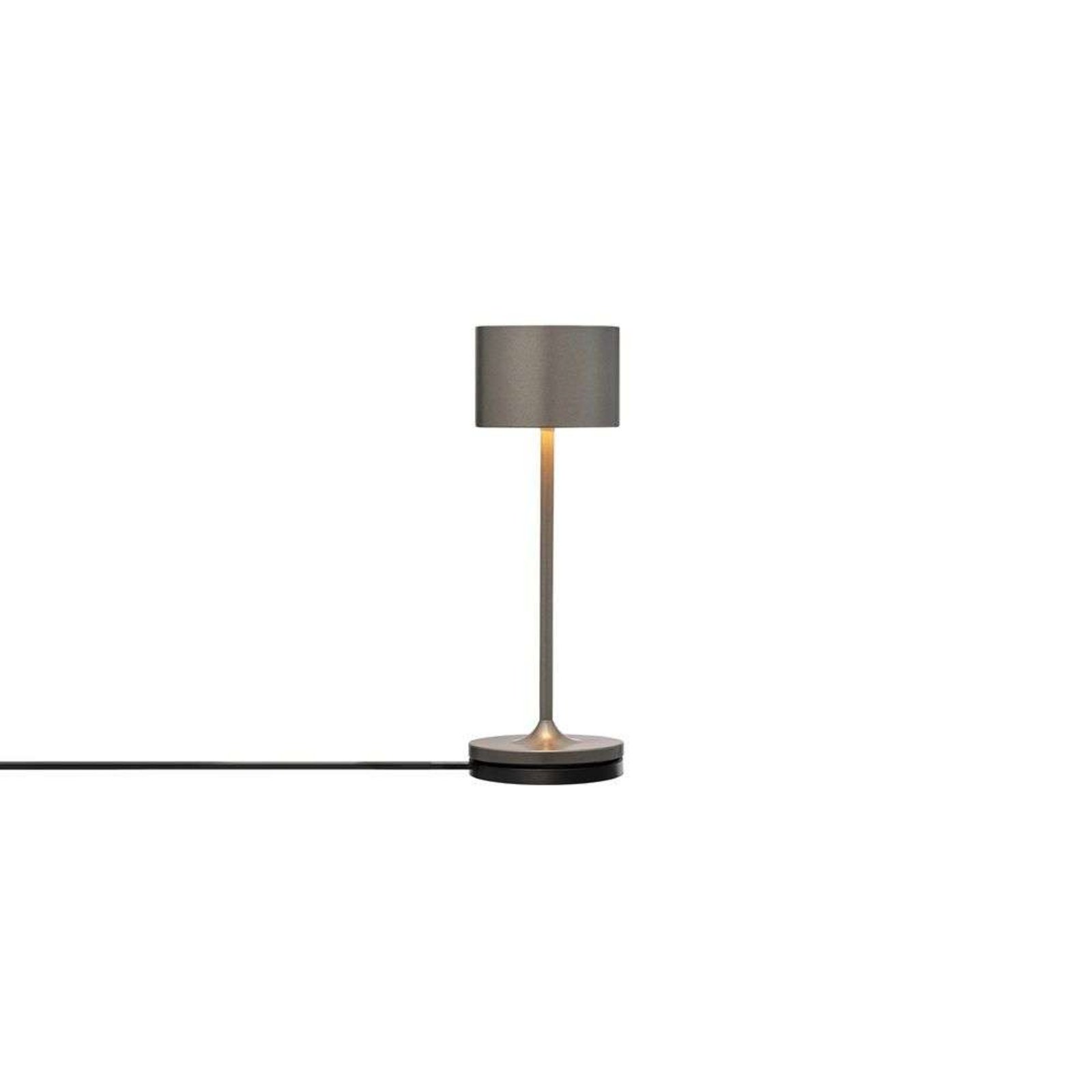 Farol Portable Tafellamp Mini Burned Metal - Blomus
