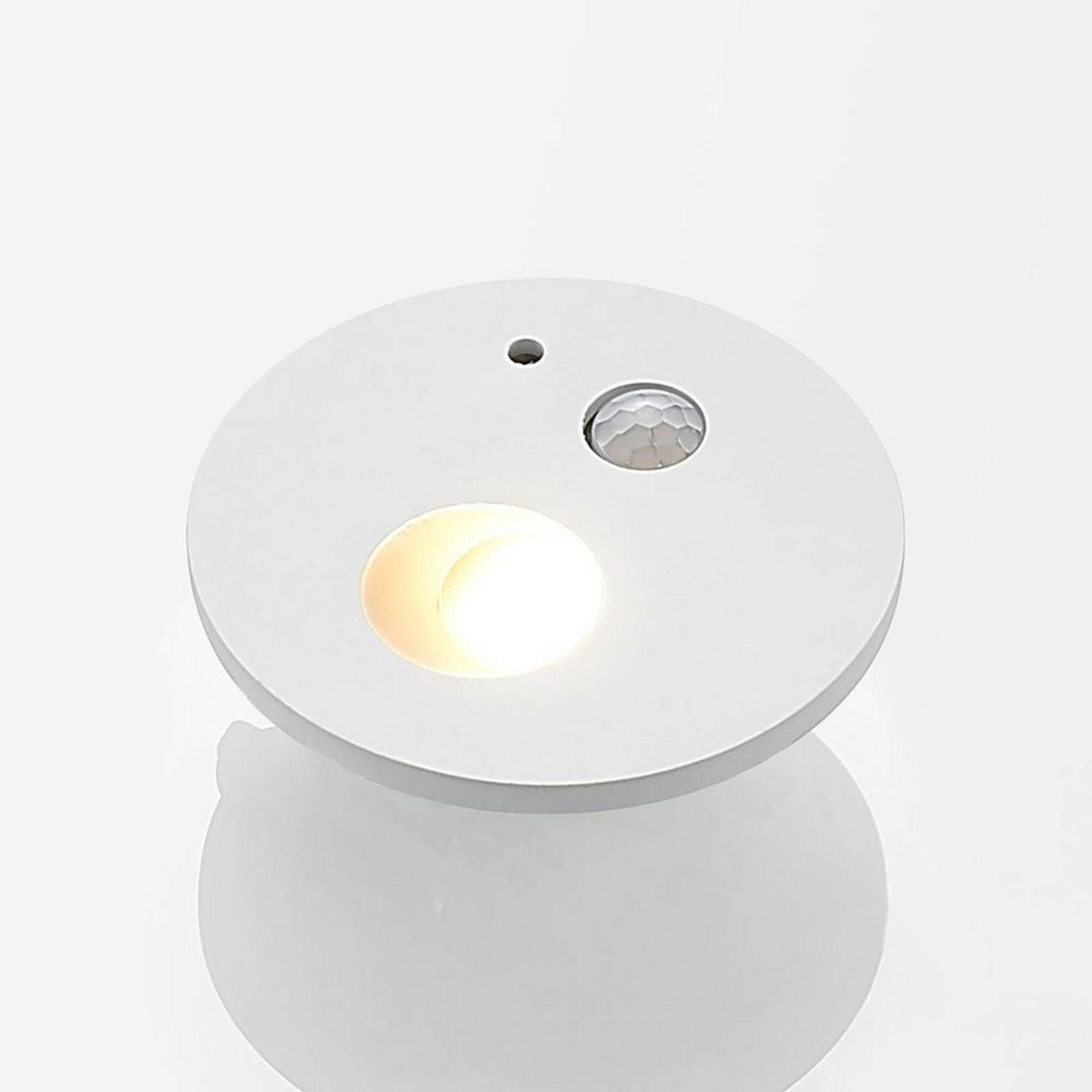 Neru Round LED Vstavané Nástenné Svietidlo w/Sensor White - Arcchio