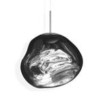 Tom Dixon Suspension LED Melt, Ø 50 cm, chrome, plastique