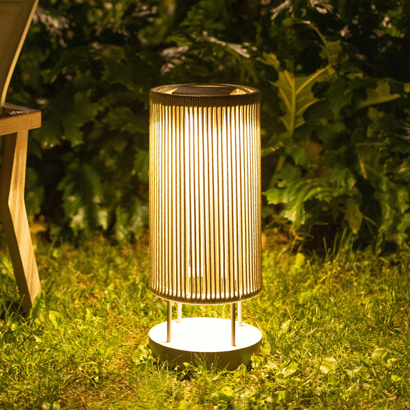 LED ηλιακός φωτισμός εδάφους Rop&Strip Ύψος 58 cm, 3.000 K, 500 lm