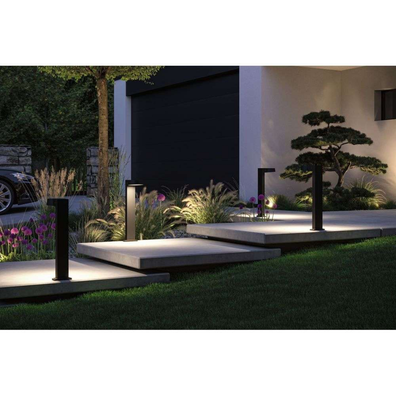 Capea Grand LED Buiten Bollard IP44 Antraciet - Paulmann