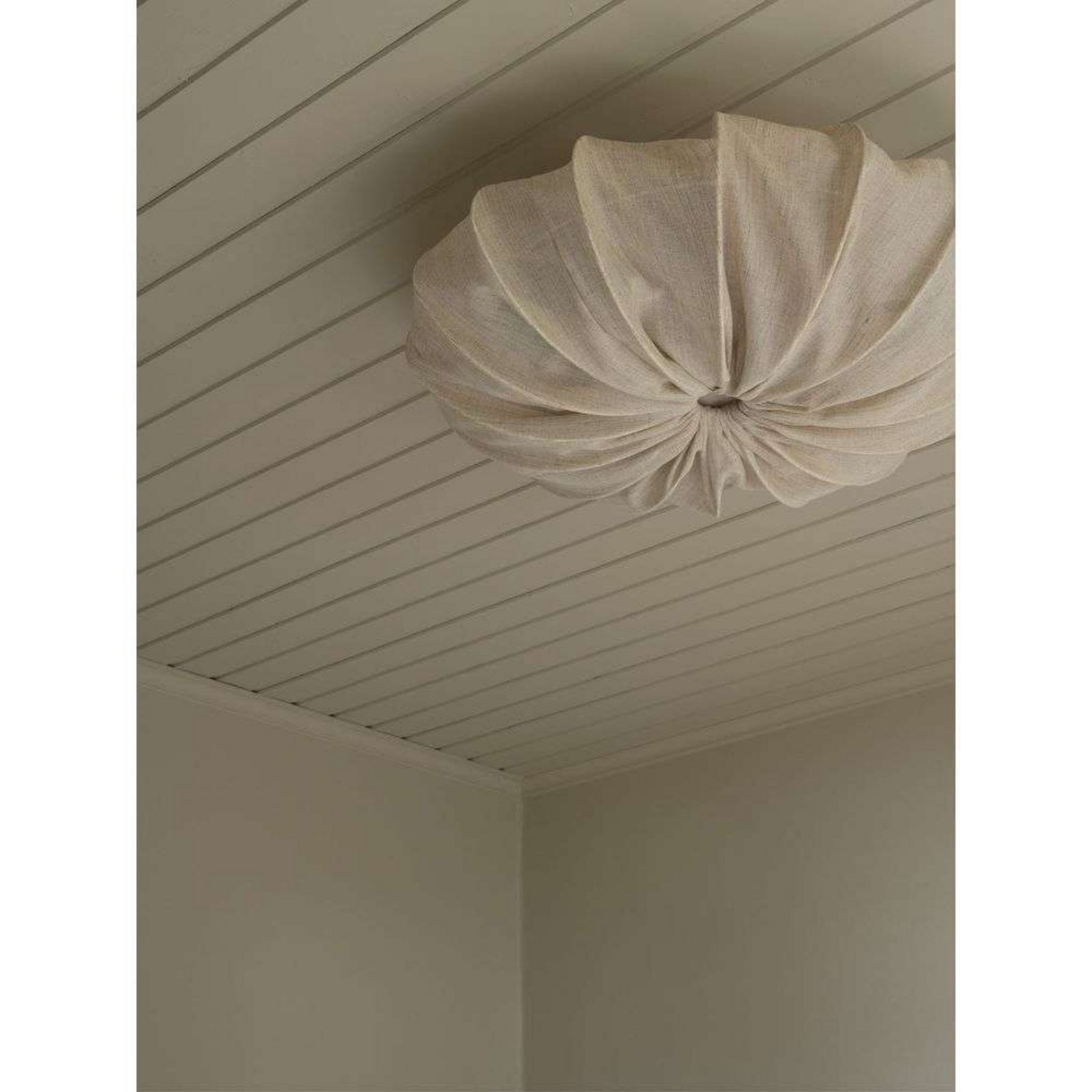 Anna 60 Ceiling Lamp Linen Natural - Watt & Veke