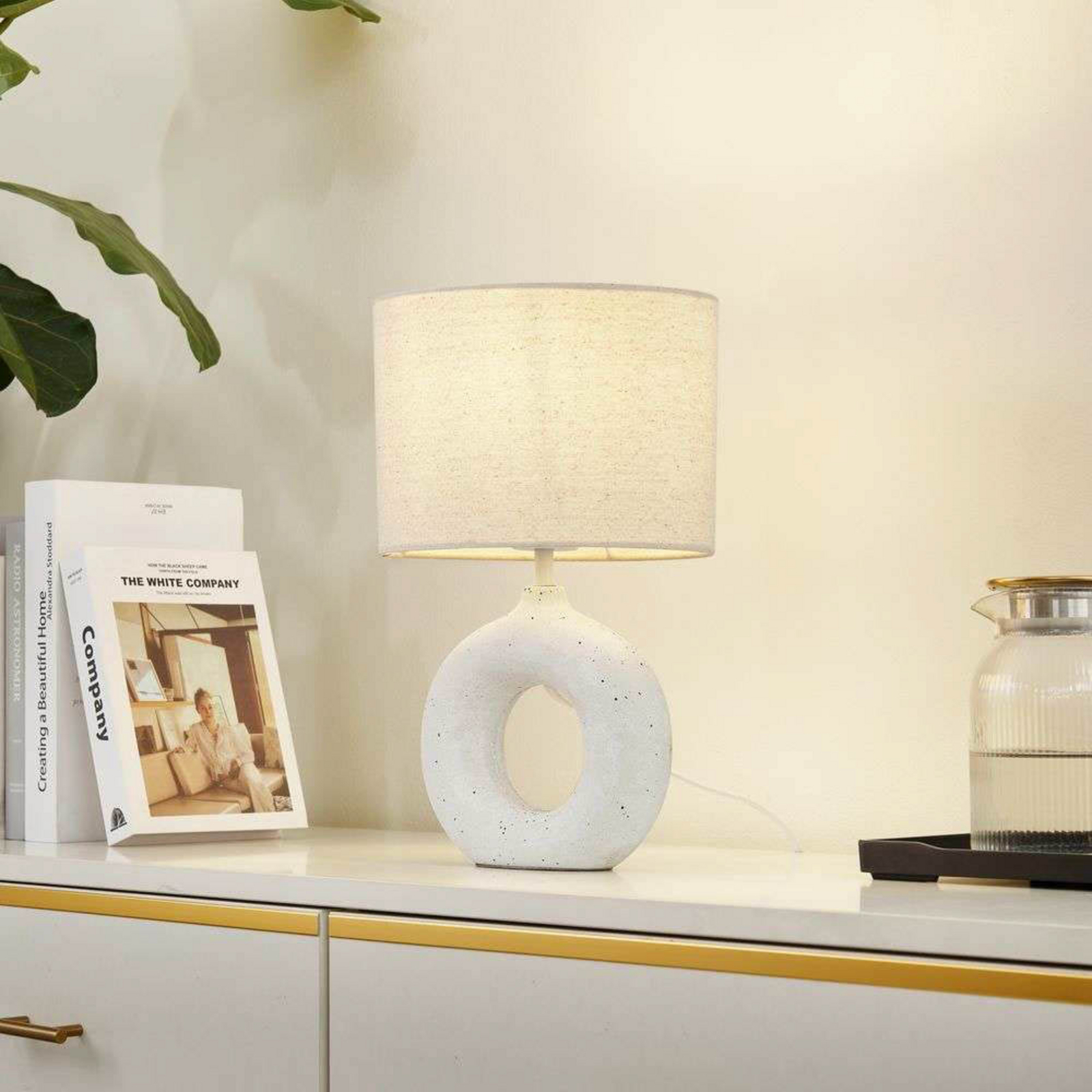 Kody Taffellamp Beige - Lindby