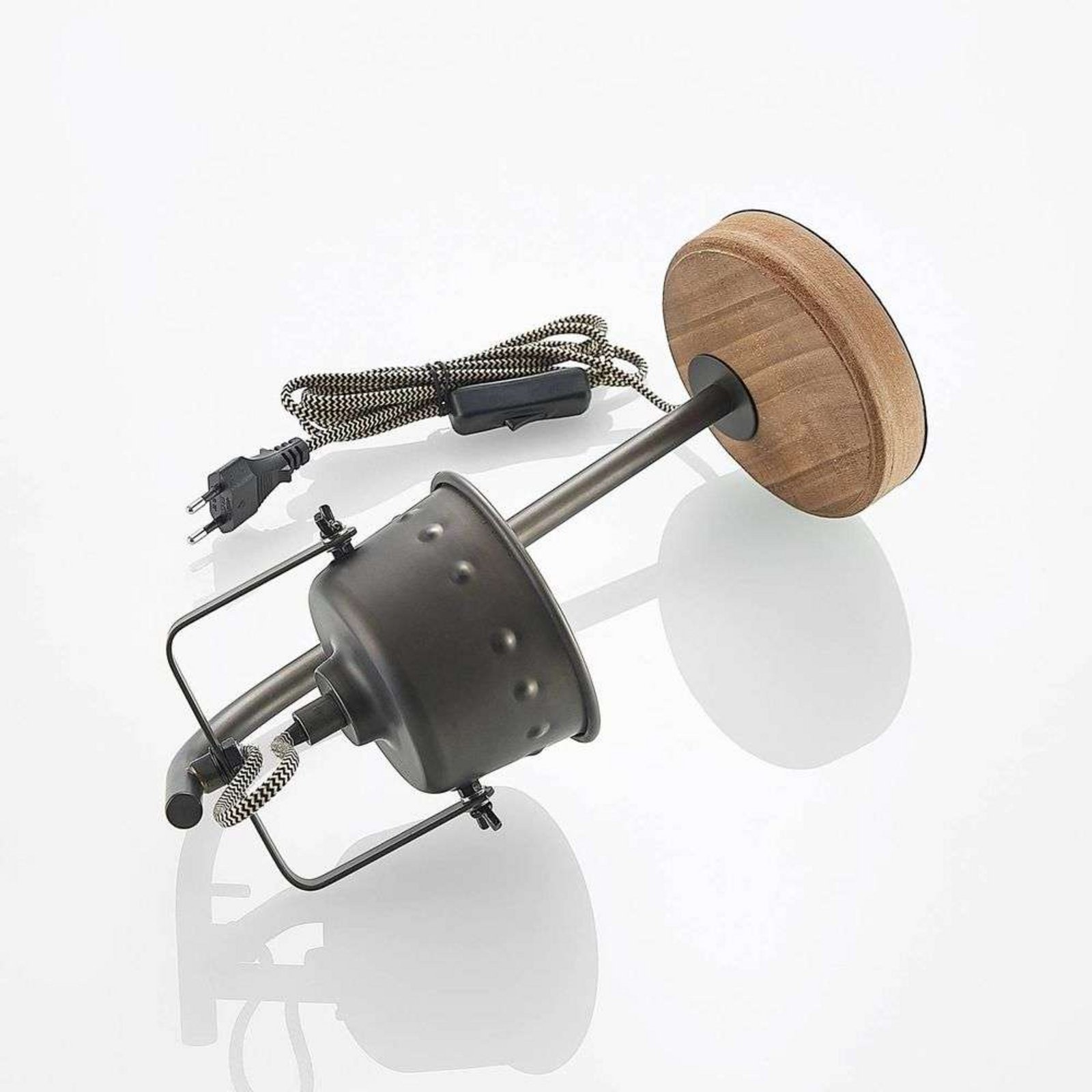 Rubinjo Stolna lampa Drvo/Crna - Lindby
