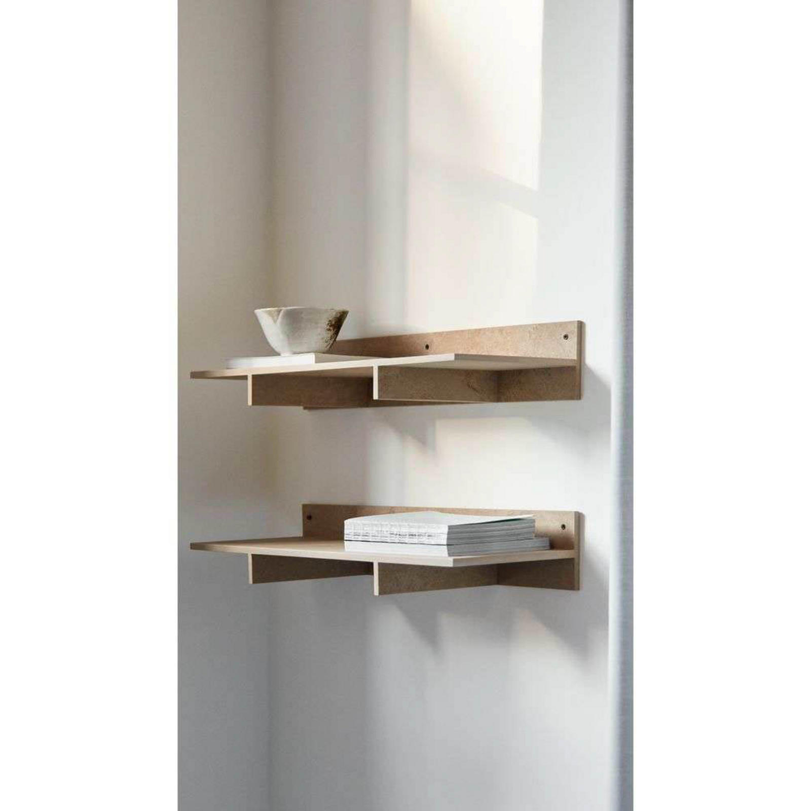 Edge Estante W60 Coffee Waste Oscuro - Mater