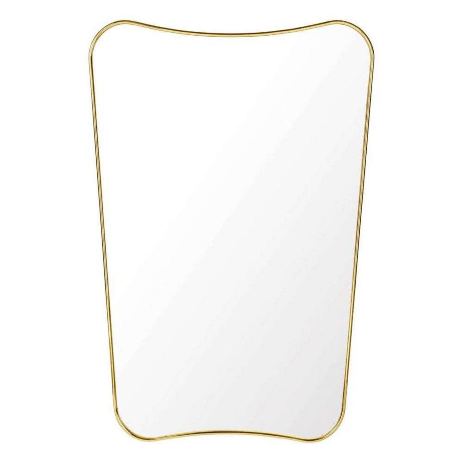 F.A. 33 Gio Ponti Espejo 54X80 Polished Brass - GUBI