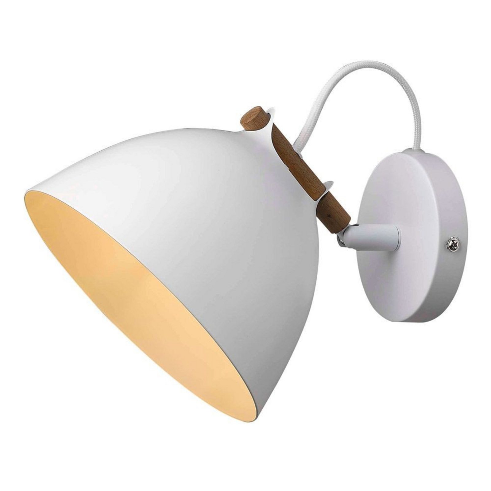 Århus Lampa Ścienna White/Wood - Halo Design