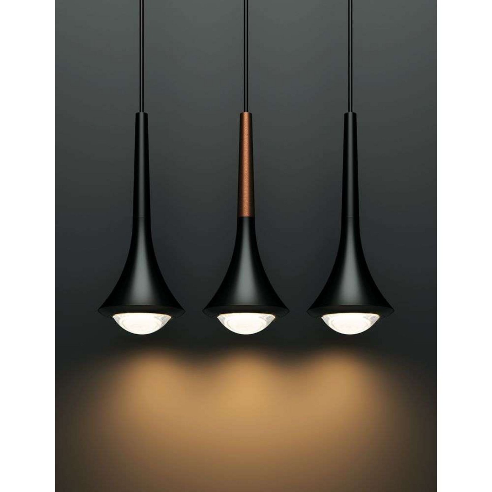 Rain Visilica 2700K Black/Bronze - Lodes