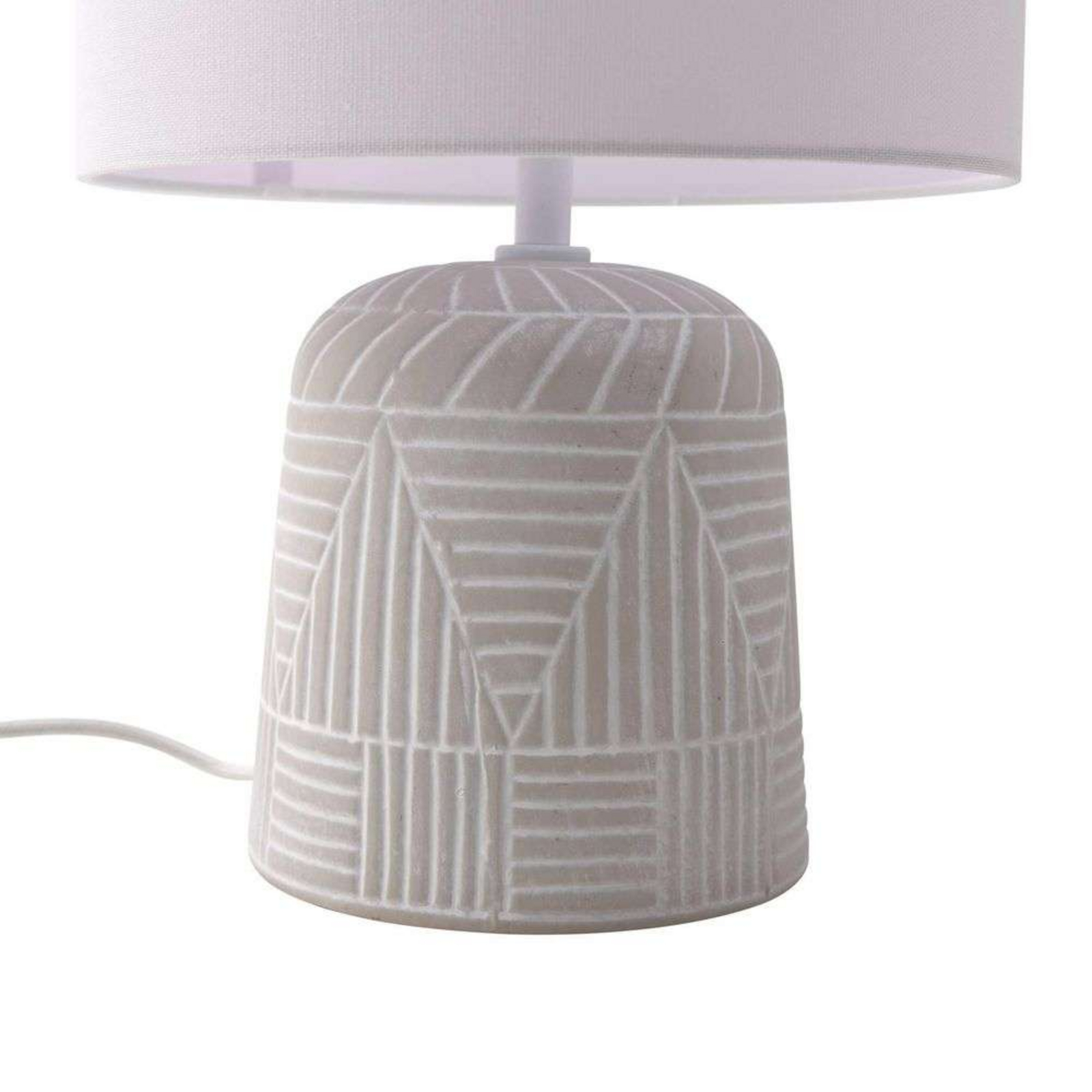 Thalassia Tafellamp Ø26 Grey/White - Lindby