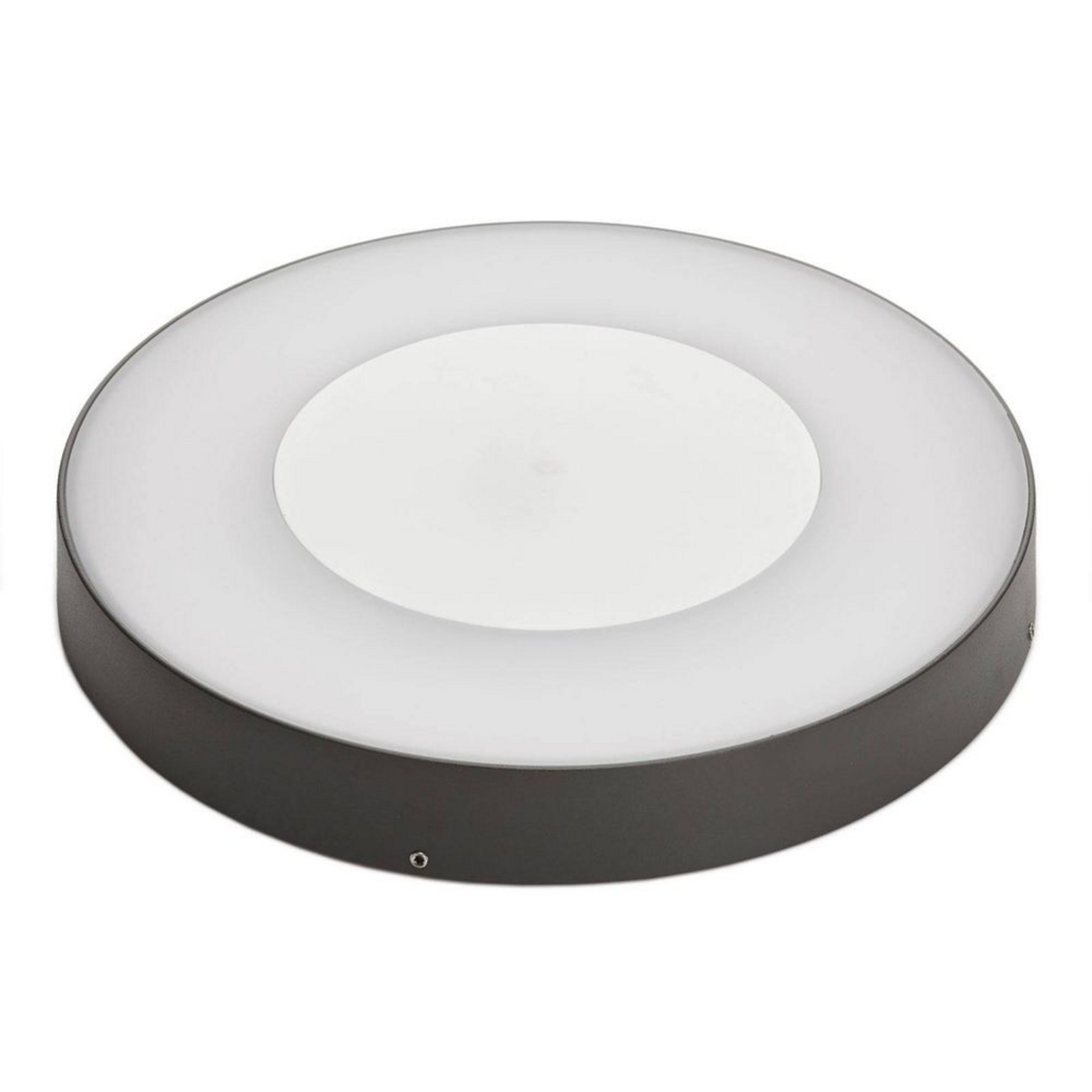 Sora LED Round Candeeiro de Tecto Exterior com Sensor Dark Grey - Lucande