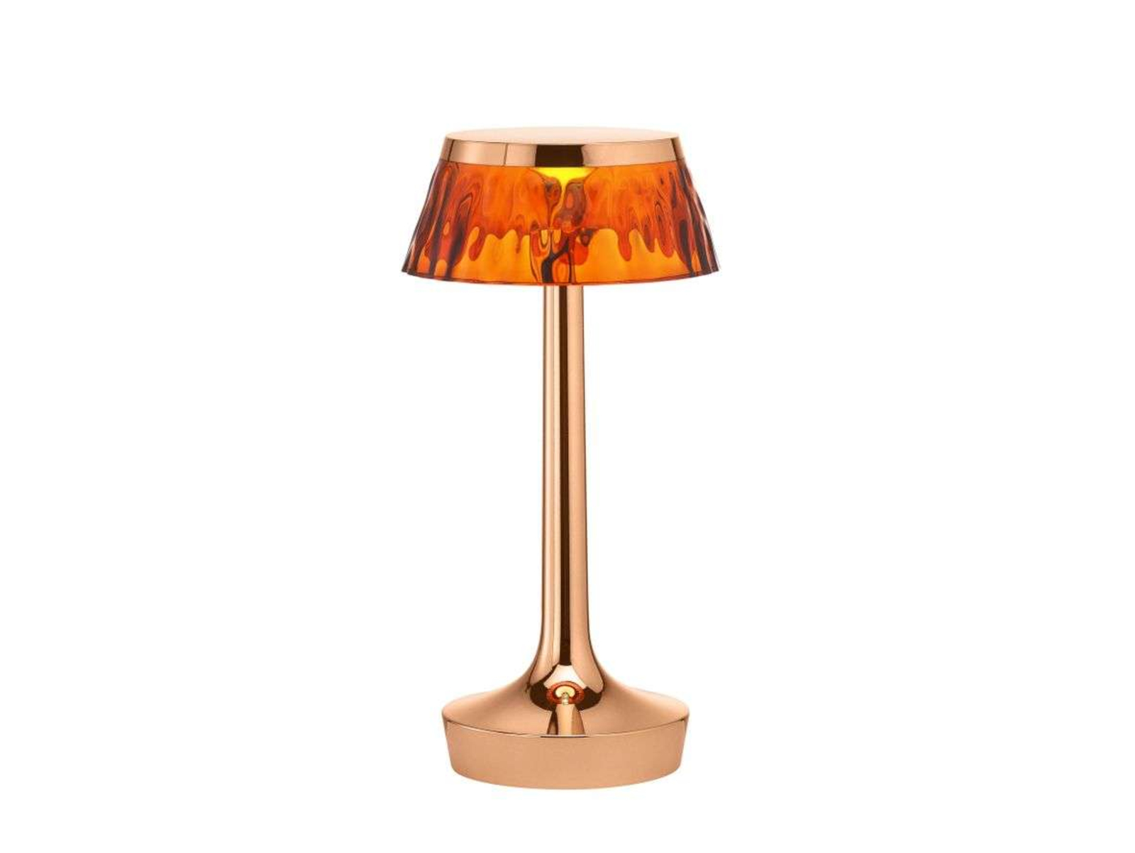 Bon Jour Unplugged Candeeiro de Mesa Copper/Amber - Flos