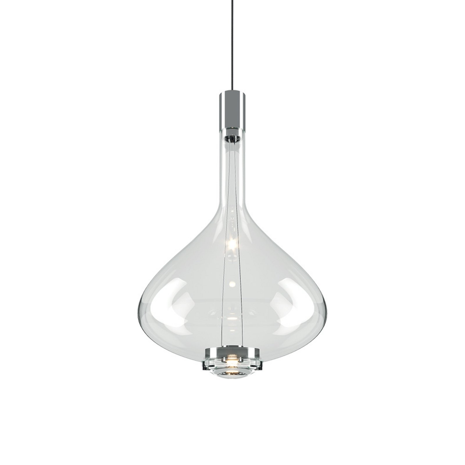 Sky-Fall SO Pendel Large Clear Glass - Lodes