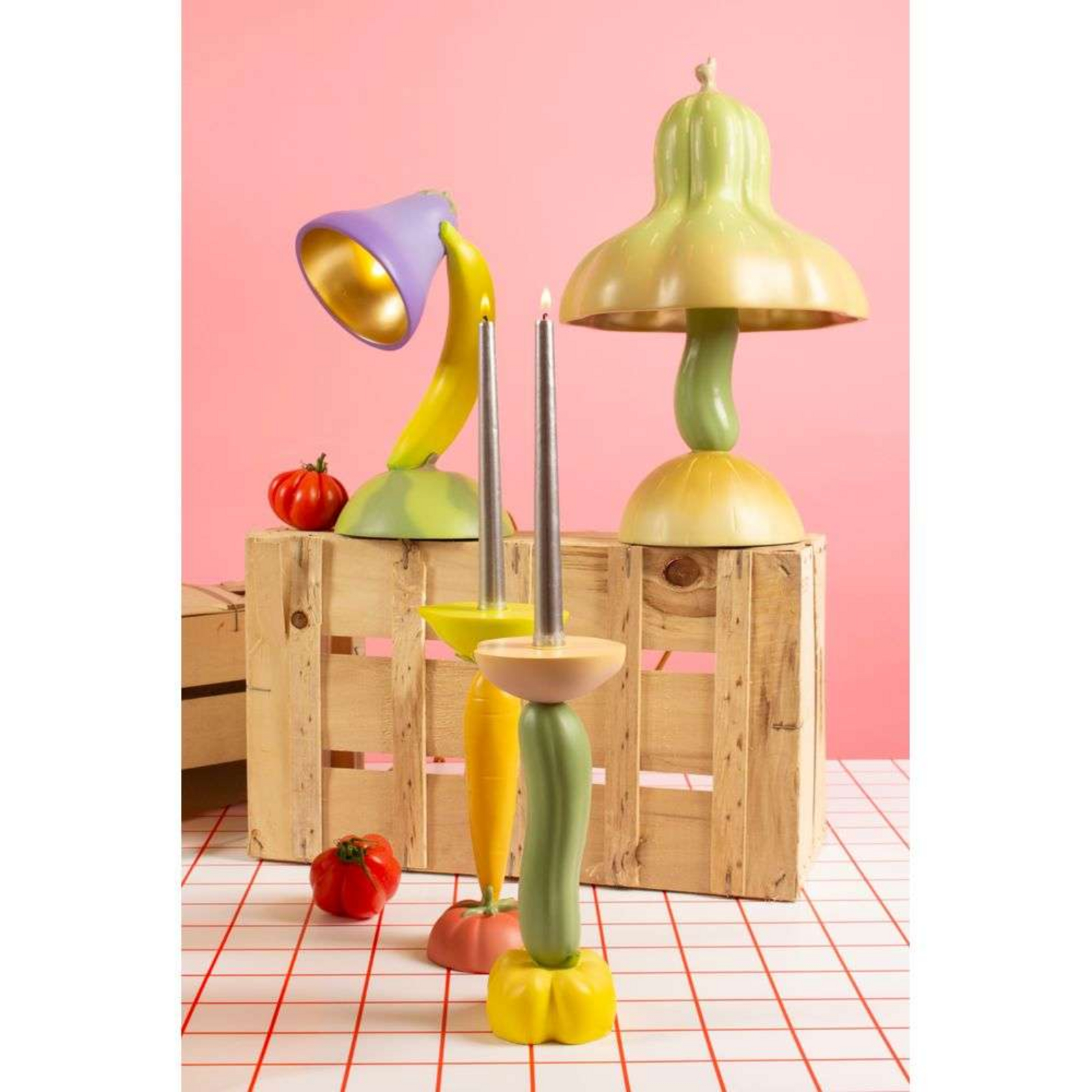 Vitamin Aubergine Bordslampa Multicolour - Seletti
