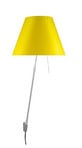 Costanza Wandlamp met Dimmer Alu/Smart Yellow - Luceplan