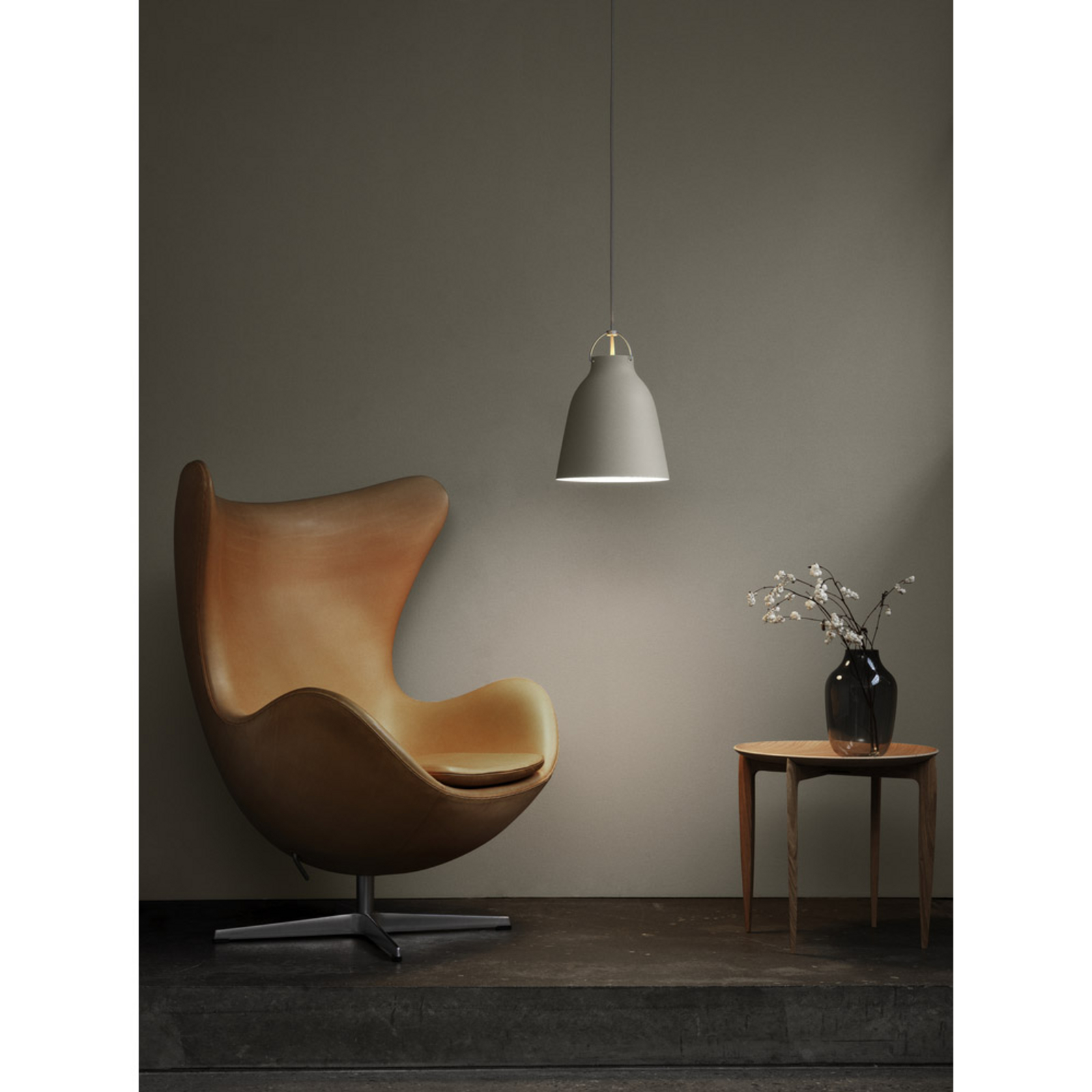 Caravaggio™ P1 Candeeiro Suspenso Preto - Fritz Hansen