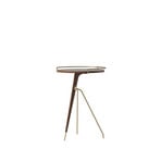 Umanoff Table D'appoint Tall Walnut/Matt Lacquered Brass - Audo Copenhagen