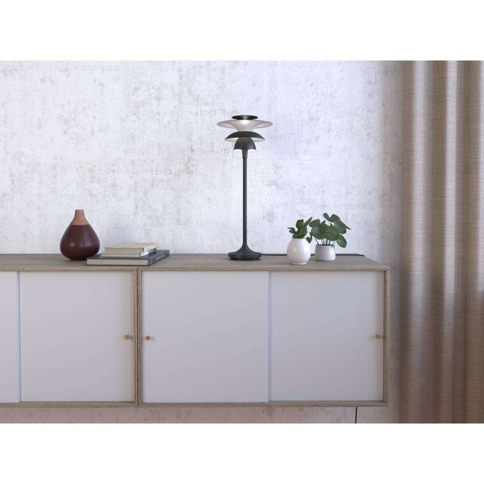 Picasso Tischleuchte H45,7 Oxid Grey - Belid