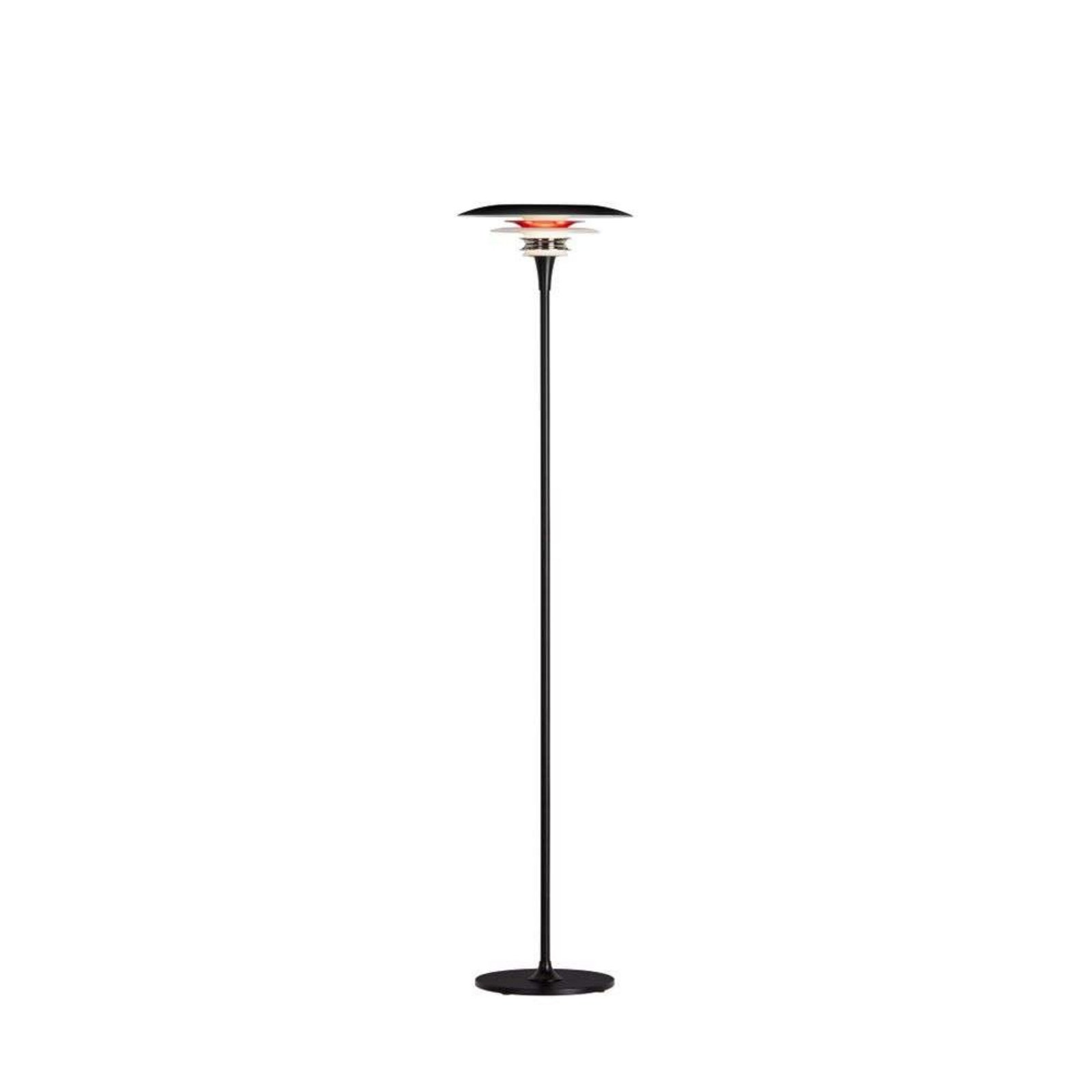 Diablo Lampa Podłogowa Ø300 Matt Black/Glossy Red - Belid