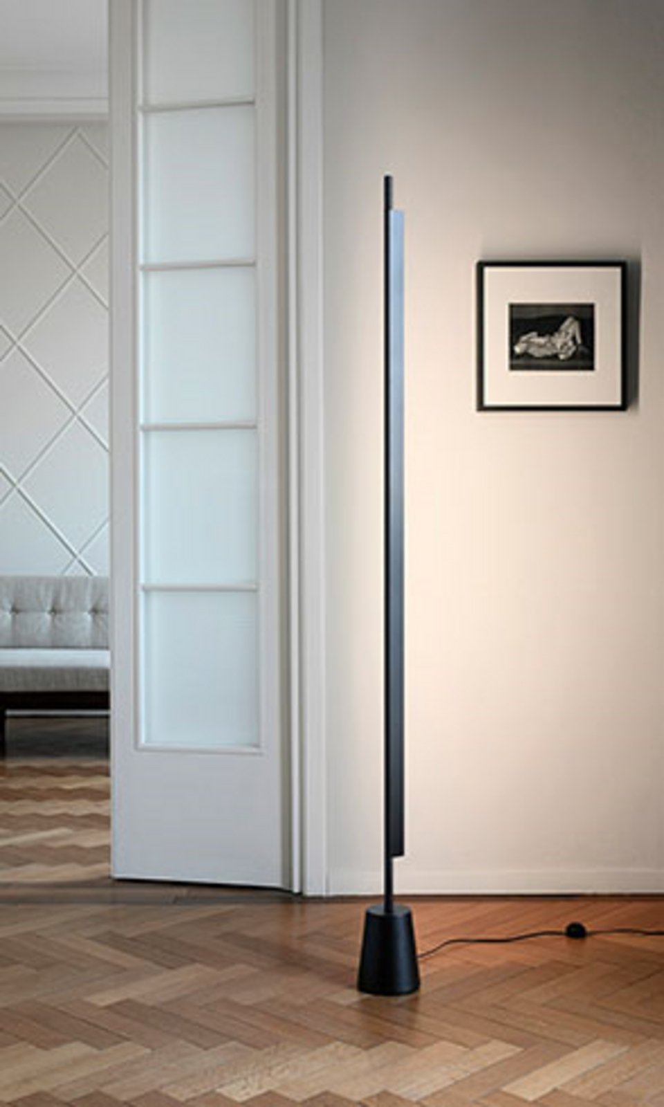 Compendium Stojaca Lampa Black - Luceplan