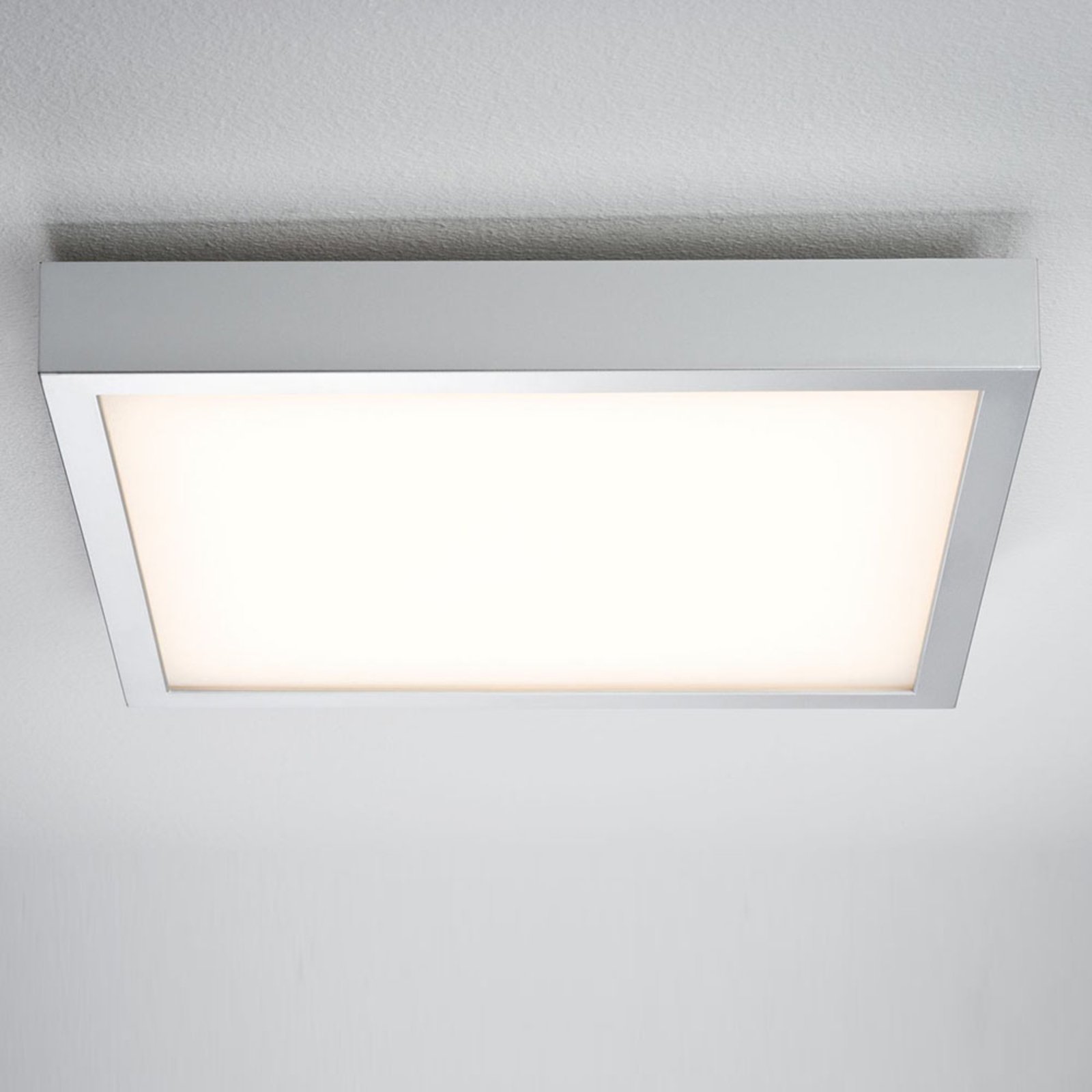 Paulmann Lunar panneau LED angulaire chromé, 40x40