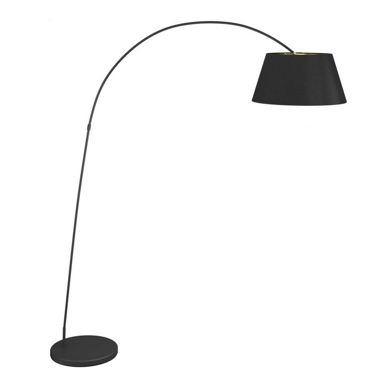 Esti Floor Lamp Black/Gold - Lindby
