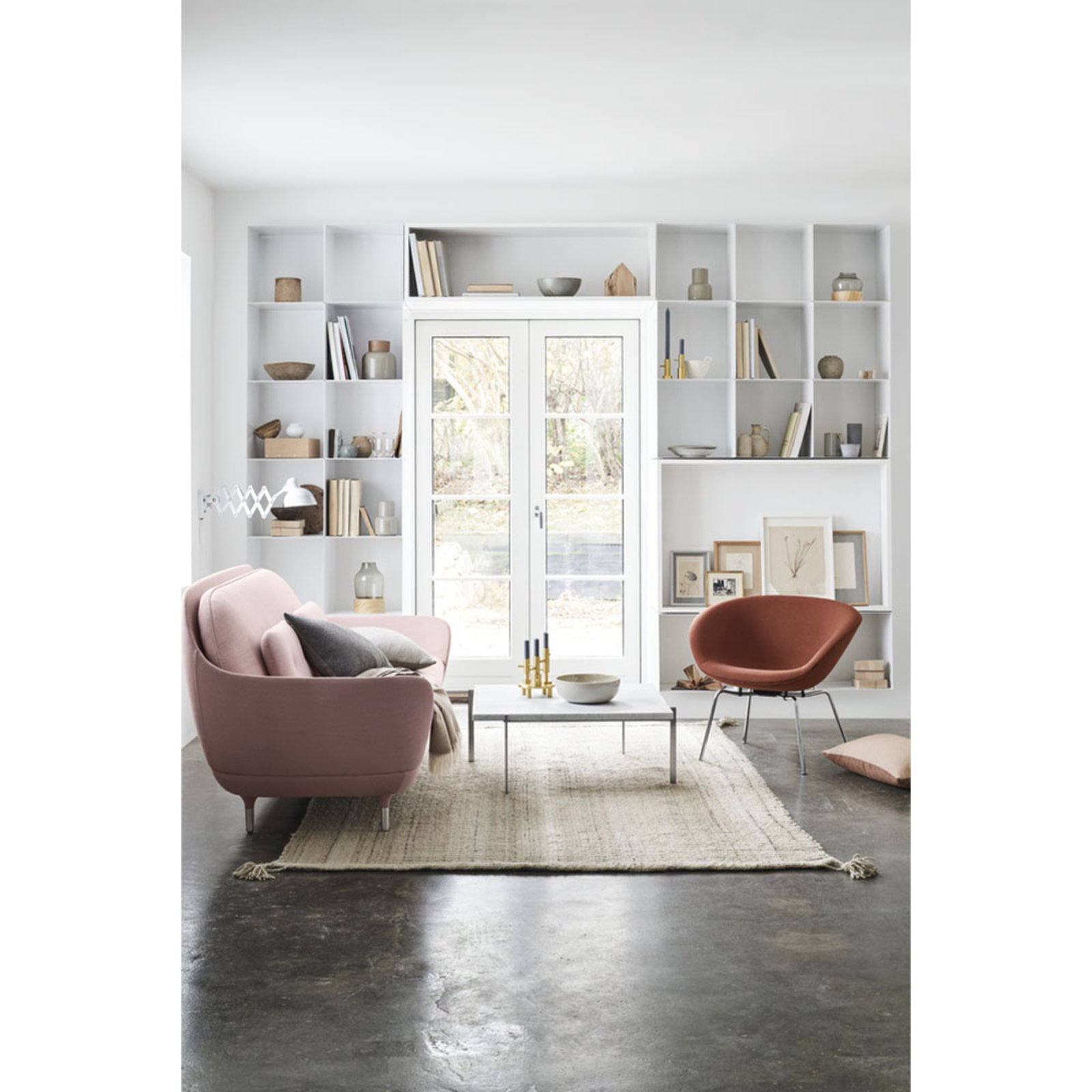 KAISER idell™ 6718-W Applique Murale/Ciseaux Lampe Noir - Fritz Hansen